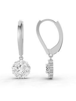 Sparkles - Lab Grown Diamond 14KT 0.9ct Marigold Hoop Earring Silver