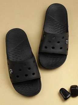 Carlton London - Solid Black Sandals