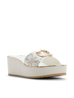 Aldo - Menhaden Women White Eva Wedges Heels