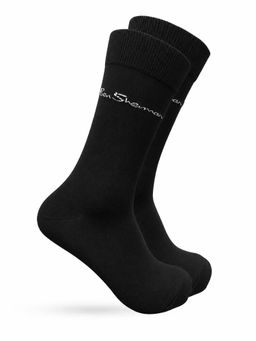 Ben Sherman - Men Crew Length Socks - Black