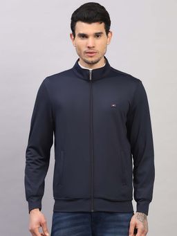 Monte Carlo - Men'S Navy Blue Cotton Blend Sweatshirt