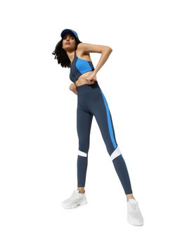 ONLY - Play Women Colourblocked Blue Tights