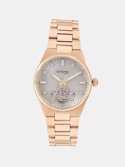 Britime - Women Gold Metal Round Dial Watch (2567-M20902) (M)