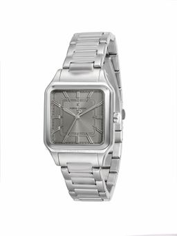 Pierre Cardin - Men Silver Stainless Steel Square Dial Watch (Cf.1006.Ms.5) (M)