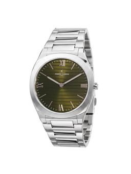 Pierre Cardin - Men Silver Stainless Steel Round Dial Watch (Cf.1038.Ms.4) (M)