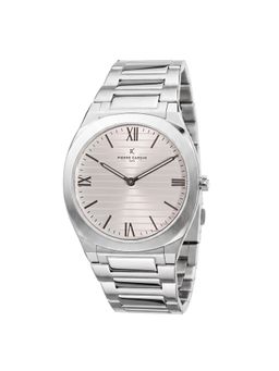 Pierre Cardin - Men Silver Stainless Steel Round Dial Watch (Cf.1038.Ms) (M)