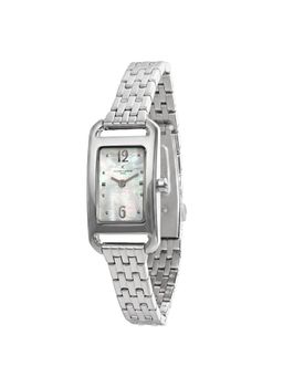 Pierre Cardin - Women Silver Stainless Steel Rectangular Dial Watch (Cf.1039.Ms) (M)