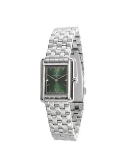 Pierre Cardin - Women Silver Stainless Steel Rectangular Dial Watch (Cf.1040.Ms.3) (M)