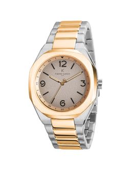 Pierre Cardin - Men Multi-Colour Stainless Steel Round Dial Watch (Cf.1042.Mu) (M)