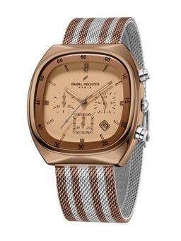Daniel Hechter - Men Multi-Colour Metal Square Dial Watch (Dhm1001-33Mm) (M)