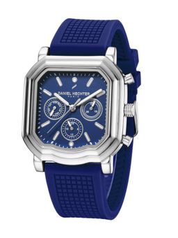 Daniel Hechter - Men Blue Silicon Square Dial Watch (Dhm1032-22) (M)