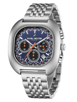 Daniel Hechter - Men Silver Stainless Steel Square Dial Watch (Dhm1033-44) (M)