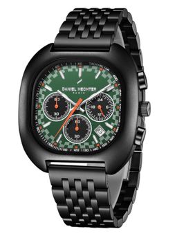 Daniel Hechter - Men Black Stainless Steel Square Dial Watch (Dhm1033-33) (M)