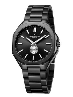 Daniel Hechter - Men Black Stainless Steel Round Dial Watch (Dhm1052-11) (M)