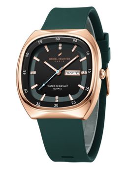 Daniel Hechter - Men Green Silicon Square Dial Watch (Dhm1053-03S) (M)