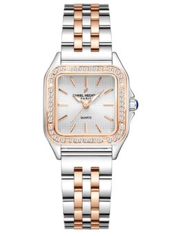 Daniel Hechter - Women Multi-Colour Stainless Steel Square Dial Watch (Dhw2024-44) (M)