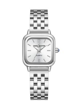 Daniel Hechter - Women Silver Stainless Steel Square Dial Watch (Dhw2026-11) (M)