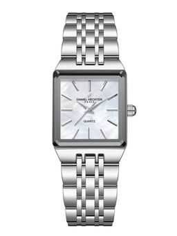 Daniel Hechter - Women Silver Stainless Steel Square Dial Watch (Dhw2027-11) (M)