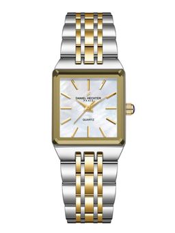 Daniel Hechter - Women Multi-Colour Stainless Steel Square Dial Watch (Dhw2027-33) (M)