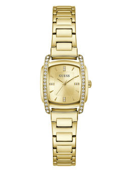 Guess - Women Gold Stainless Steel Square Dial Watch (Gw1096L2) (M)
