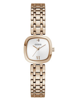 Guess - Women Rose Gold Stainless Steel Square Dial Watch (Gw1098L4) (M)