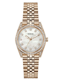 Guess - Women Rose Gold Stainless Steel Round Dial Watch (Gw1099L4) (M)