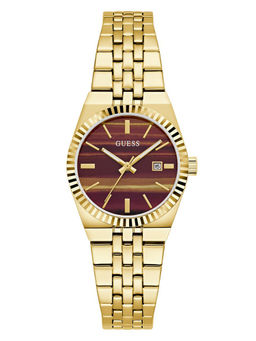 Guess - Women Gold Stainless Steel Round Dial Watch (Gw1102L2) (M)