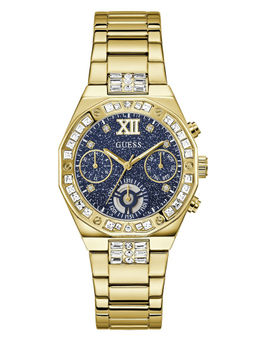 Guess - Women Gold Stainless Steel Round Dial Watch (Gw1116L2) (M)