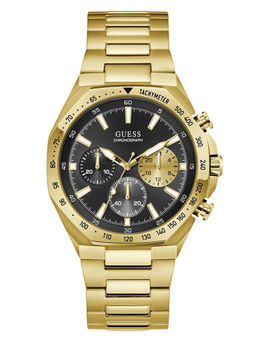 Guess - Men Gold Stainless Steel Round Dial Watch (Gw1122G2) (M)