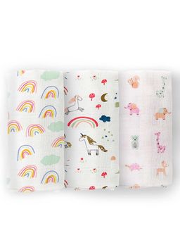 Moms Home - Multi-Color Printed Swaddles
