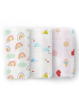 Moms Home - Multi-Color Printed Swaddles