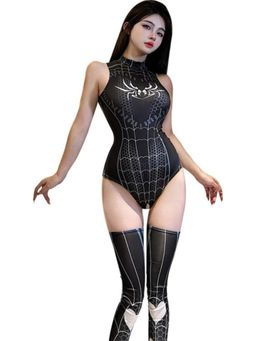XIVIR - Chicklick Womens Roleplay Spider Cosplay Sexy Chemise Babydoll
