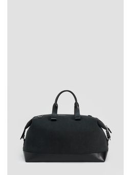 Perona - Black Solid Unisex Duffle Bag
