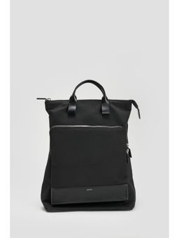 Perona - Black Solid Unisex Laptop Bag