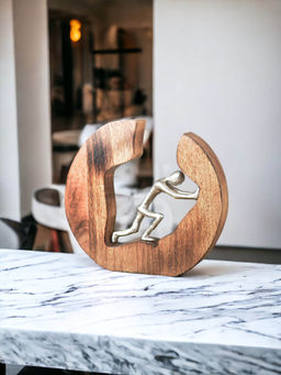 Manor House - The People Man Pushing Limits Sculpture