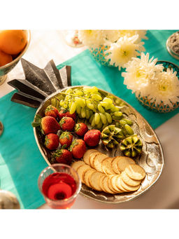 Manor House - House Pineapple Platter Nickel Finish