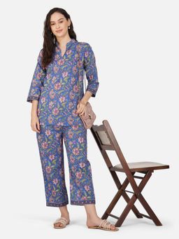 KAHVA - Pure Cotton Printed Casual Co-Ord (Set of 2)