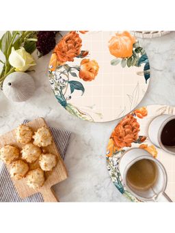 Smartserve - Round Trivet Placemats 9 x 9 Inch, Set of 4