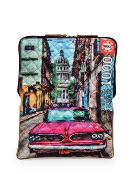 The House of Tara - Blue Multi Printed Poly Canvas 15.6 Inches Unisex Laptop Sleeve Slipcase Bag