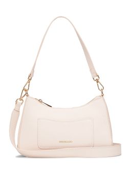 MIRAGGIO - Hailey Shoulder Bag with Crossbody Strap for Women - Off White (S)