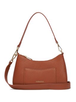 MIRAGGIO - Hailey Shoulder Bag with Crossbody Strap for Women - Tan (S)