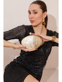 THE TAN CLAN - Seep Mother of Pearl Clutch