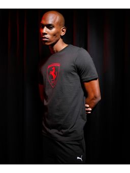 Puma - Ferrari Motorsport Race Metal Shield Men Black T-Shirt