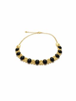 ZARIIN - Noir Aura Black Onyx Choker Necklace