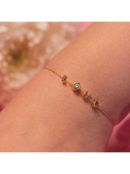 ZARIIN - Lovebound Bracelet in 14kt Gold