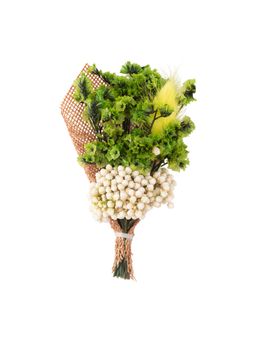 The Tie Hub - Baby Breath Green Flower Boutonniere