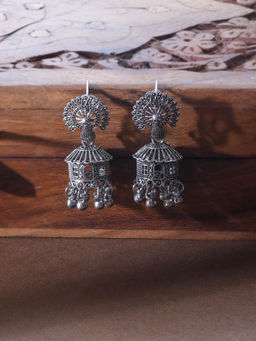 Niska - Silver Metal Pair Of Earrings
