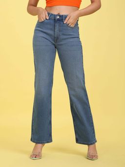 Flying Machine - High Rise Bootcut Fit Jeans