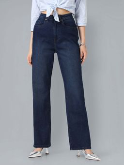 Flying Machine - Straight Fit High Rise Jeans