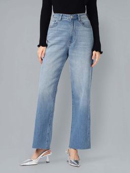 Flying Machine - High Rise Wide Leg Jeans